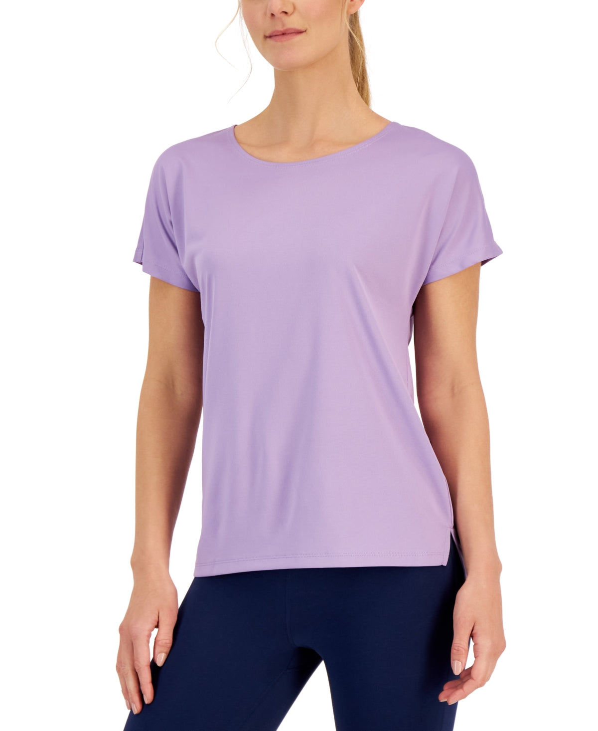 ID Ideology Women's Lightweight Techy T-Shirt Purple Size XX-Large