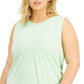 ID Ideology Women's Keyhole Back Tank Top Green
