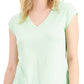 ID Ideology Women's Essentials Rapidry Heathered Performance T Shirt Green Size Small