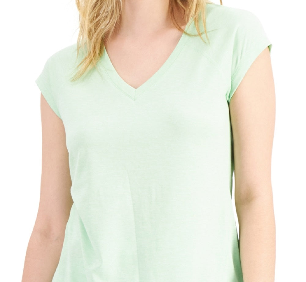 ID Ideology Women's Essentials Rapidry Heathered Performance T Shirt Green Size Small