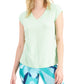 ID Ideology Women's Essentials Rapidry Heathered Performance T Shirt Green Size Small