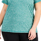 ID Ideology Women's Essentials Rapidry Heathered T-Shirt Green
