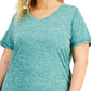 ID Ideology Women's Essentials Rapidry Heathered T-Shirt Green