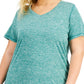 ID Ideology Women's Essentials Rapidry Heathered Performance T Shirt Green Size X-Large