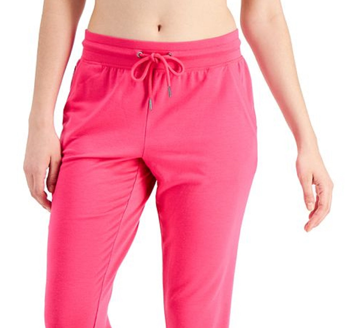 ID Ideology Women's Knit Jogger Pants Pink Size Small
