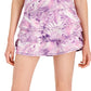 ID Ideology Women's Jungle Printed Tiered Skort Purple Size Large