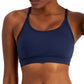 ID Ideology Women's Solid Low Impact Bra Blue Size Medium