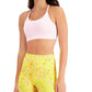 ID Ideology Women's Solid Low Impact Bra Pink Size Large