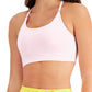 ID Ideology Women's Solid Low Impact Bra Pink Size X-Large