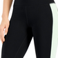 ID Ideology Women's Essentials Colorblocked Cropped Leggings Black Size S