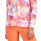 ID Ideology Women's Reef Printed Crewneck Top Orange Size Small