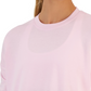 ID Ideology Women's Active Solid Crewneck Top Pink Size Small