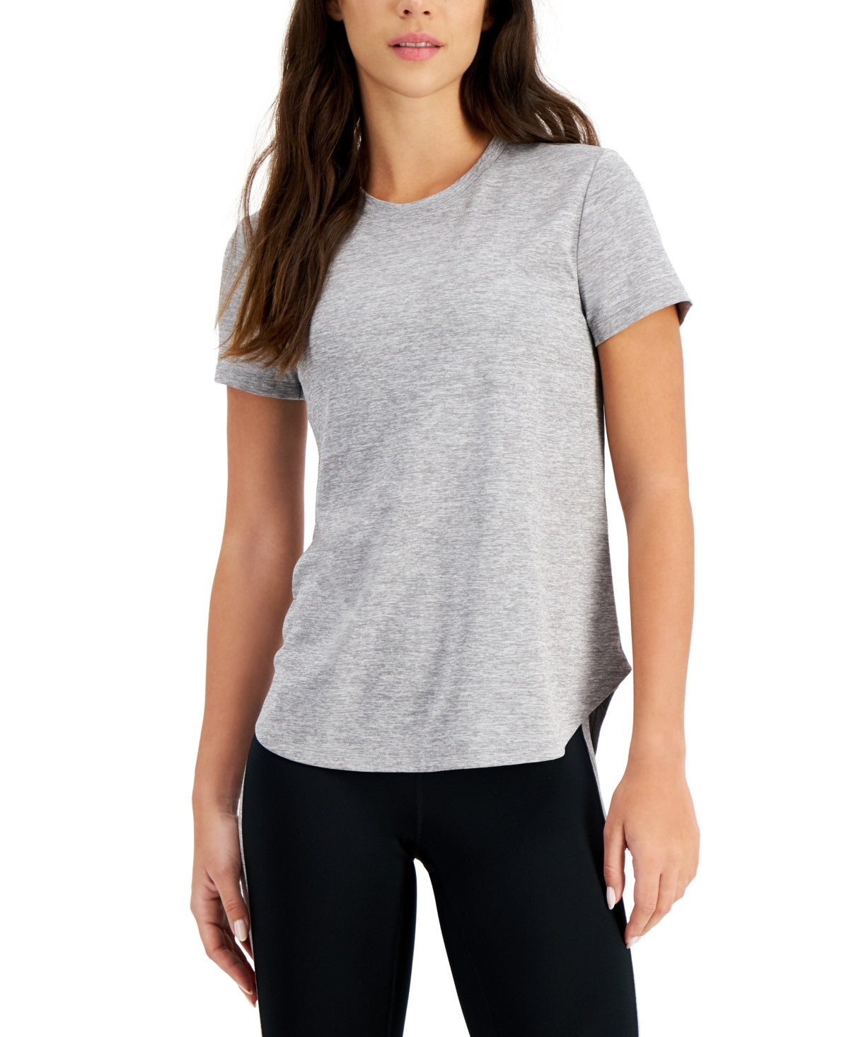 ID Ideology Women's Essentials T-Shirt Gray Size Medium