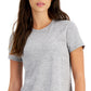 ID Ideology Women's Essentials T-Shirt Gray Size Medium