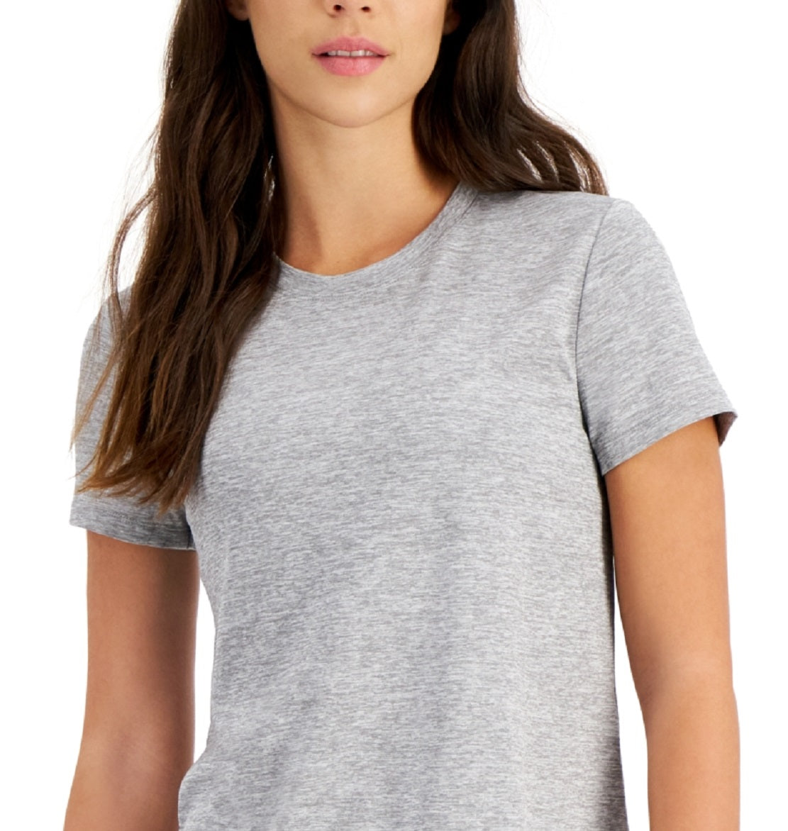 ID Ideology Women's Essentials T-Shirt Gray Size Medium