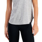 ID Ideology Women's Essentials T-Shirt Gray Size Medium