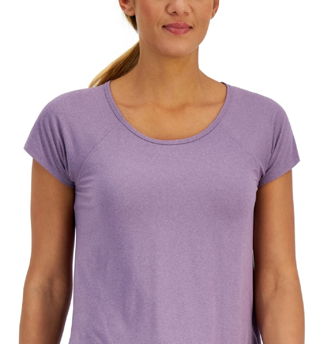 ID Ideology Women's Essentials Sweat Set T-Shirt Purple Size XX-Large