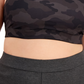 ID Ideology Women's Camo Print Medium Impact Sports Bra Black Size 3X