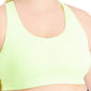 ID Ideology Women's Medium Impact Sports Bra Yellow Size 2X