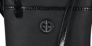 Giani Bernini Women's Saffiano North South Crossbody Black Size Regular