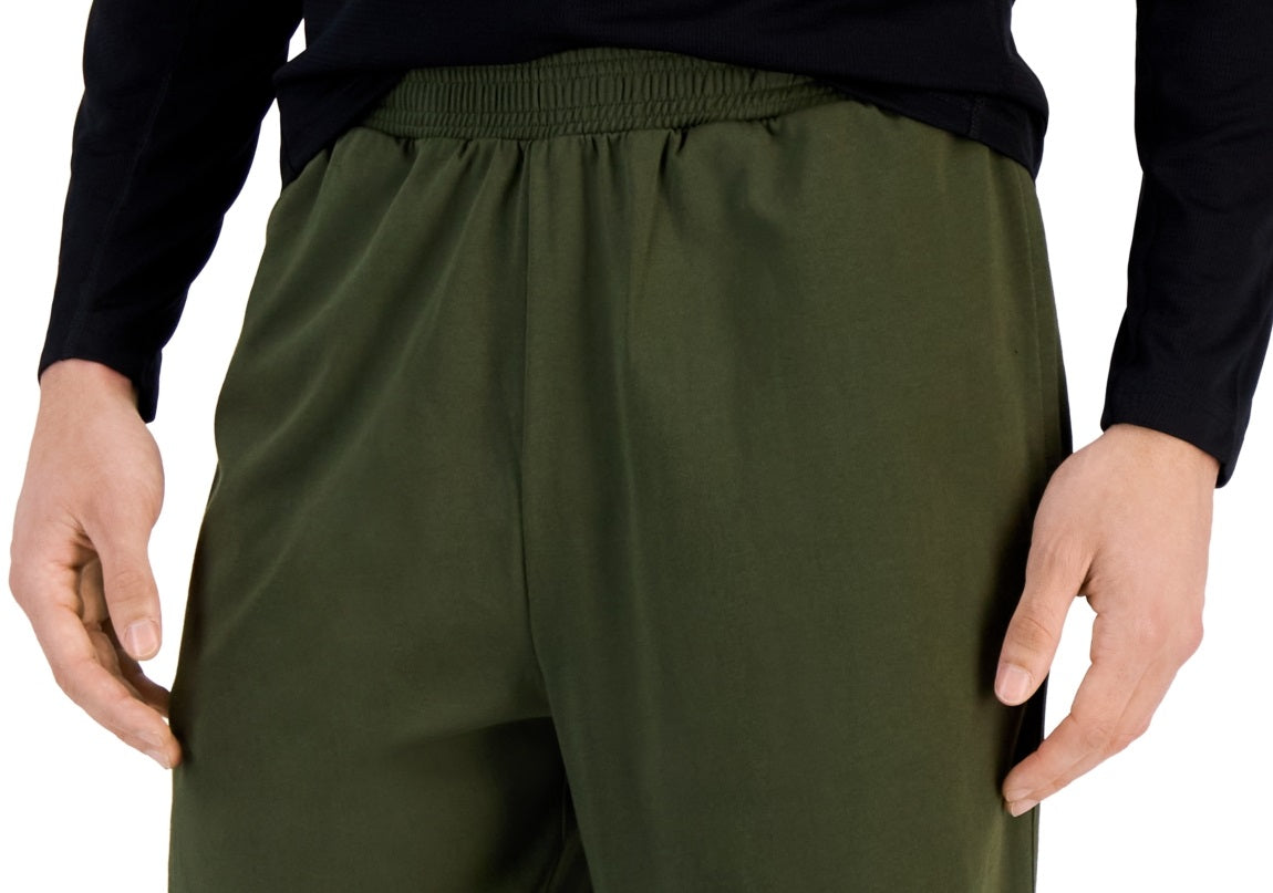 ID Ideology Men's Regular Fit Jersey Knit Shorts Green Size X-Large