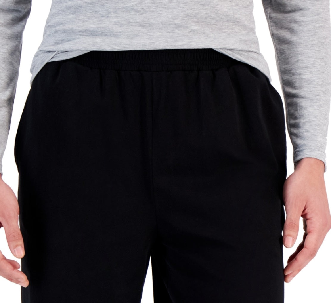 ID Ideology Men's Regular Fit Jersey Knit Shorts Black Size M