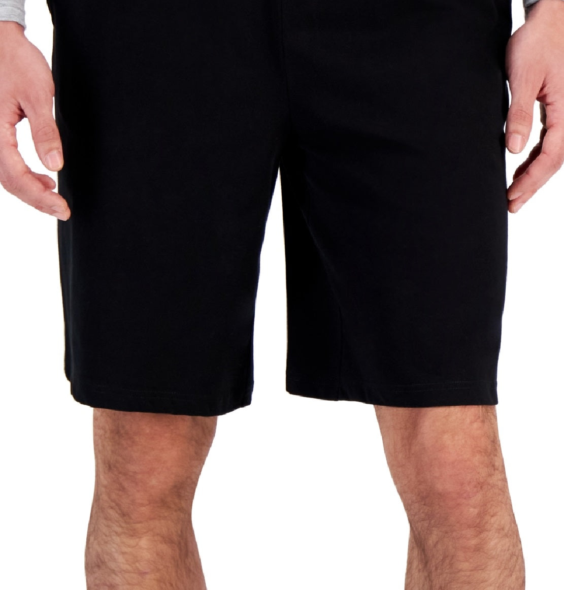 ID Ideology Men's Regular Fit Jersey Knit Shorts Black Size M