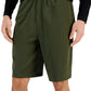 ID Ideology Men's Regular Fit Jersey Knit Shorts Green Size Medium