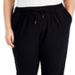 ID Ideology Women's Off Duty Jogger Pants Black Size 2X
