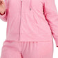 ID Ideology Women's Full Zip Hooded Jacket Pink Size 3X