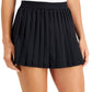 ID Ideology Women's Active Solid Pleated Skort Black Size X-Large