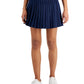 ID Ideology Women's Active Solid Pleated Skort Blue Size Medium