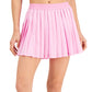 ID Ideology Women's Active Solid Pleated Skort Pink