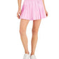 ID Ideology Women's Active Solid Pleated Skort Pink Size X-Large