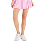 ID Ideology Women's Active Solid Pleated Skort Pink Size X-Large
