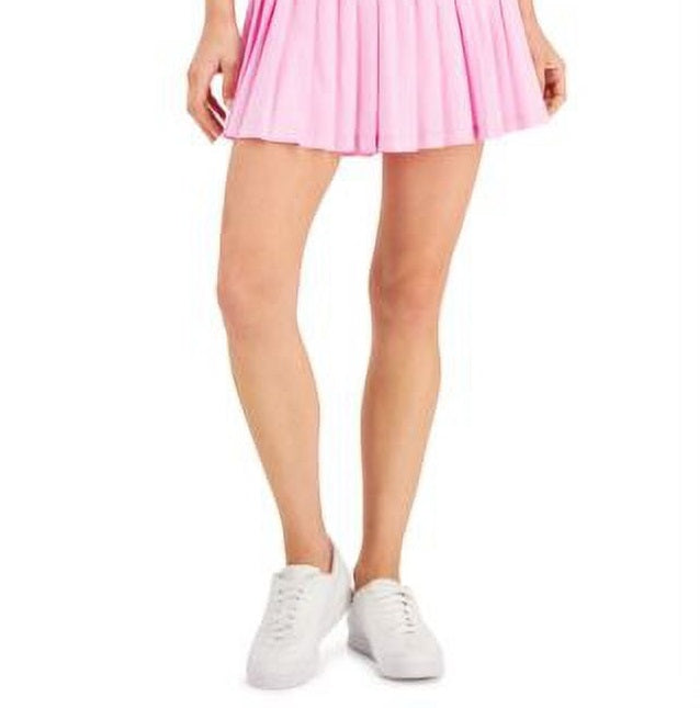 ID Ideology Women's Active Solid Pleated Skort Pink Size X-Large