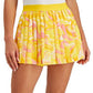 ID Ideology Women's Whirl Print Skort Yellow Size Medium