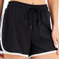 ID Ideology Women's Drawstring Running Shorts Black Size Small
