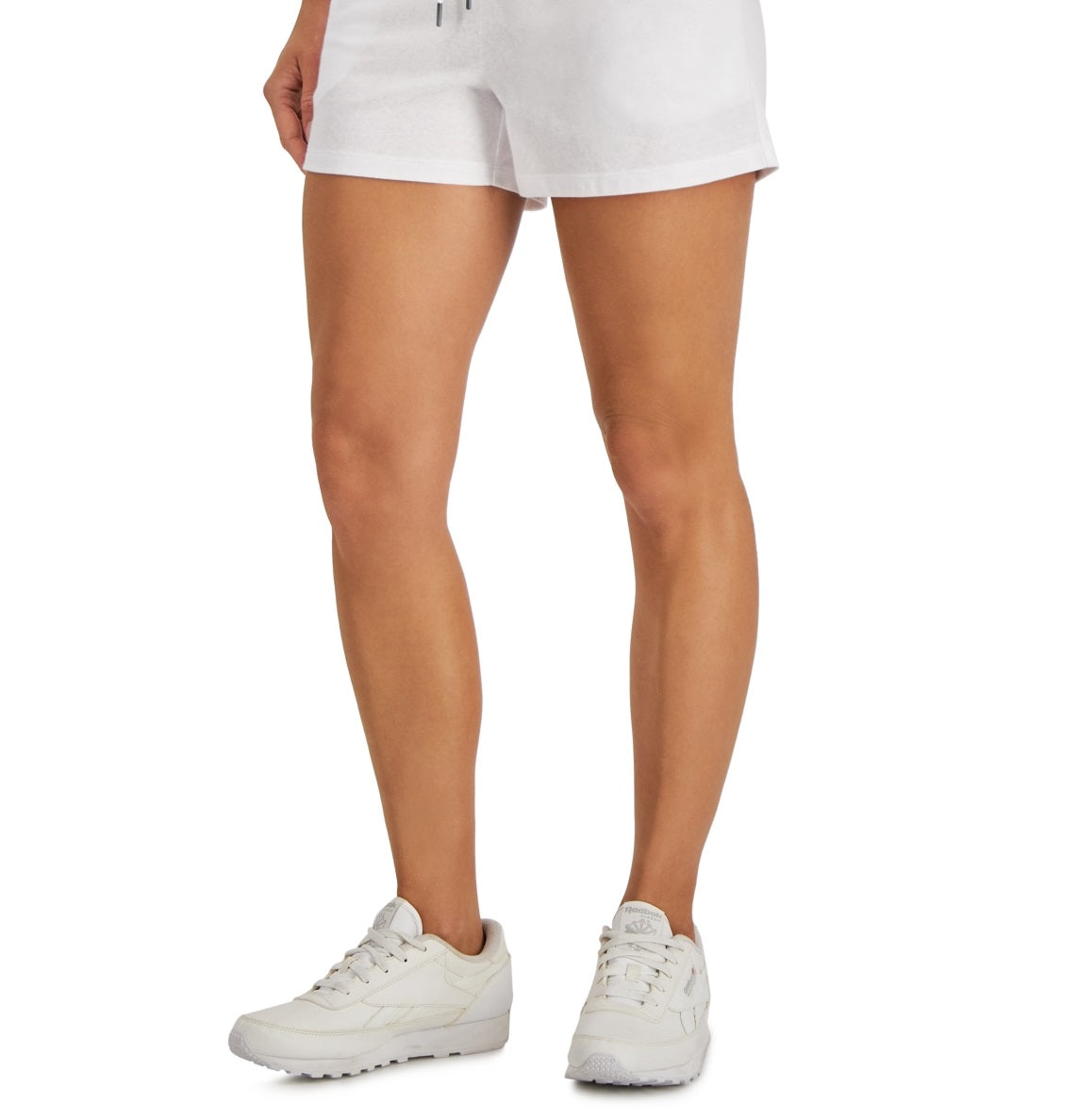 ID Ideology Women's Retro Recycled Shorts White Size XX-Large