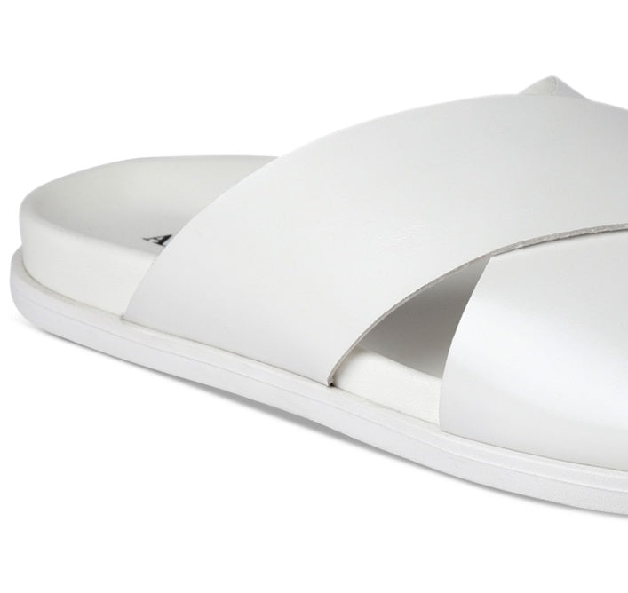 Alfani Men's Whitter Cross Sandals White Size 8.5