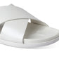 Alfani Men's Whitter Cross Sandals White Size 8.5
