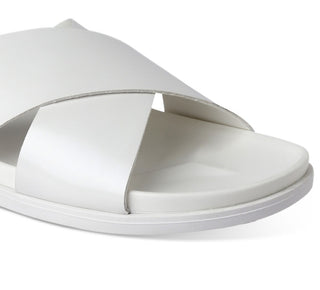 Alfani Men's Whitter Cross Sandals White Size 8.5