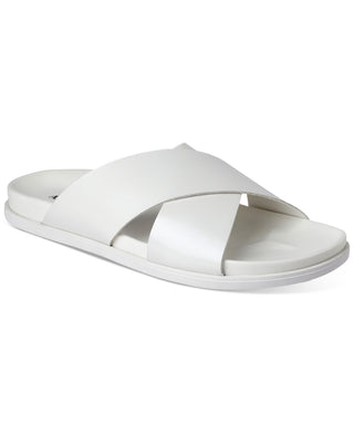 Alfani Men's Whitter Cross Sandals White Size 8.5