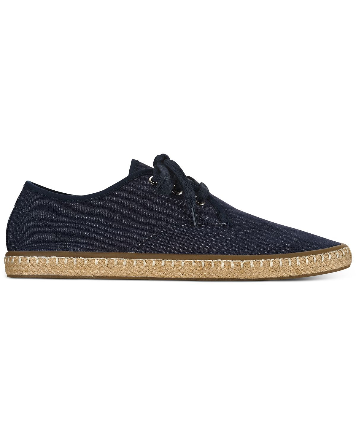 Sun + Stone Men's Zane Espadrille Sneaker Shoes Blue Size 7.5 M