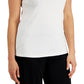 Karen Scott Women's Cotton Crisscross Tank Top White Size Large