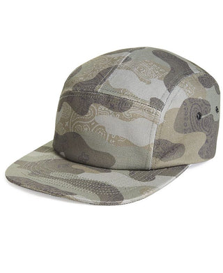 Sun + Stone Men's Paisley Camo Panel Hat Green Size Regular