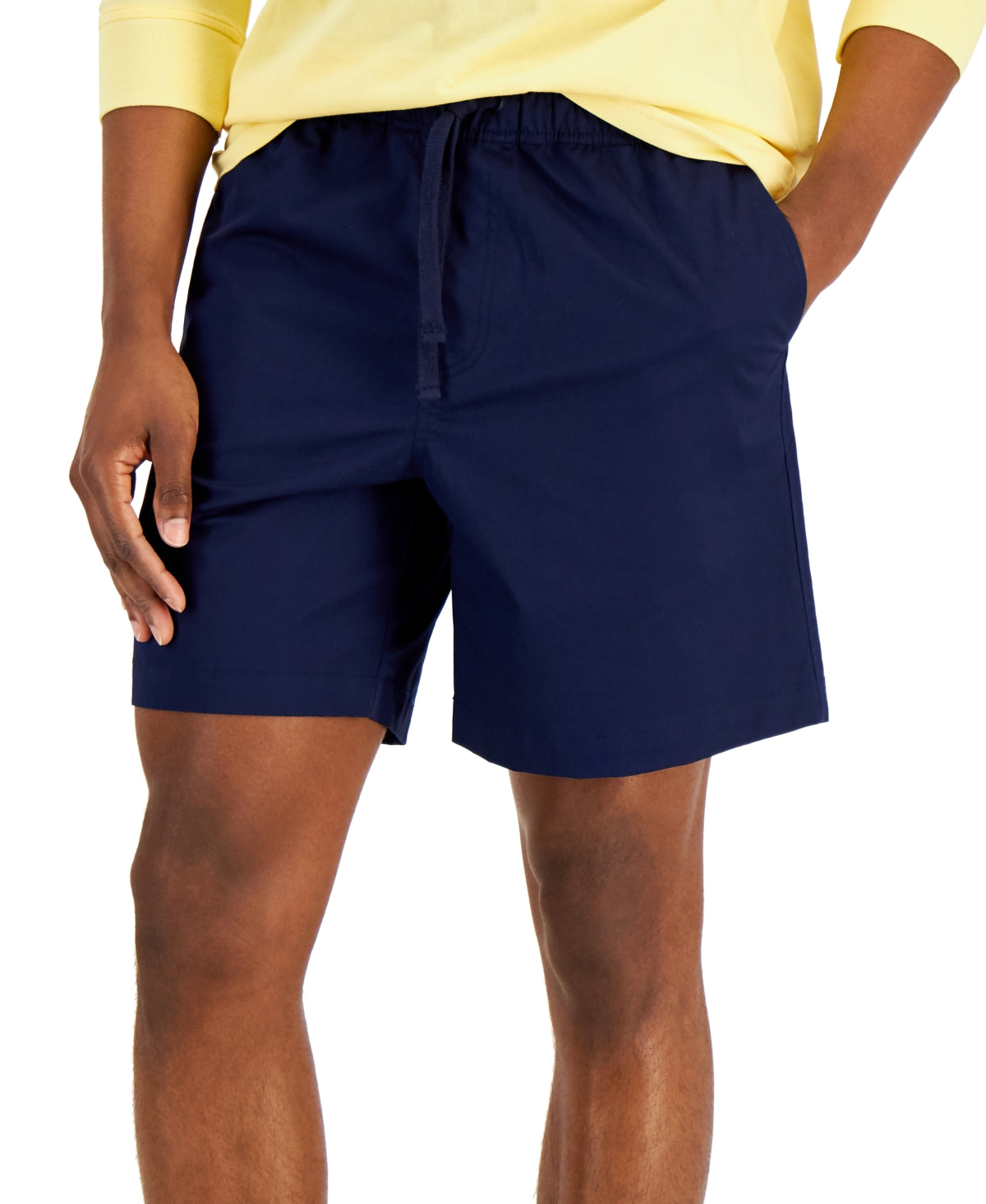 Club Room Men's Pull On Shorts Blue Size Medium