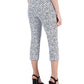 Alfani Women's Essential Capri Pull On With Tummy Control Pant White Size 12Petite