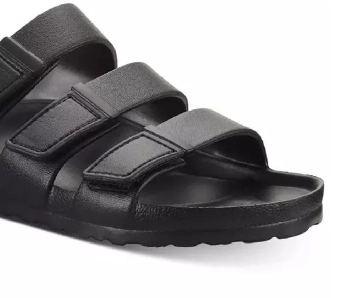 Sun + Stone Big Boy's Bowie Sandals Black Size 8