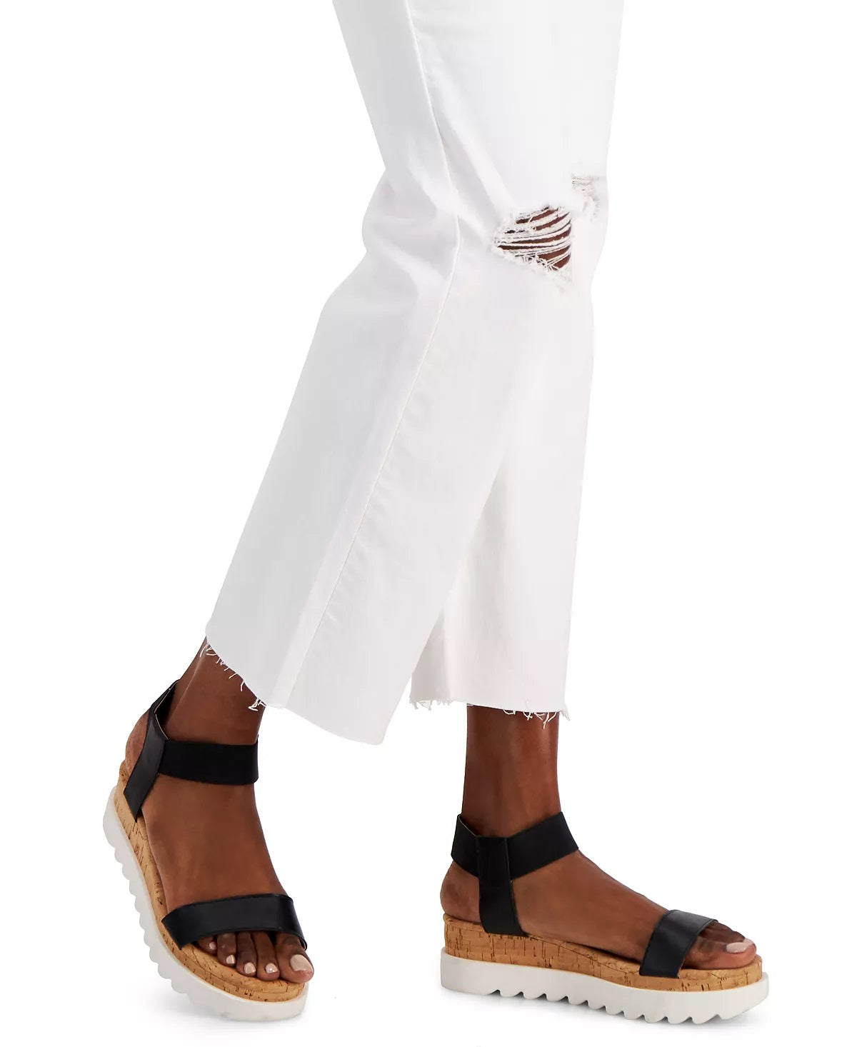 Sun + Stone Women's Phoebii Dress Sandals Black Size 8.5 M